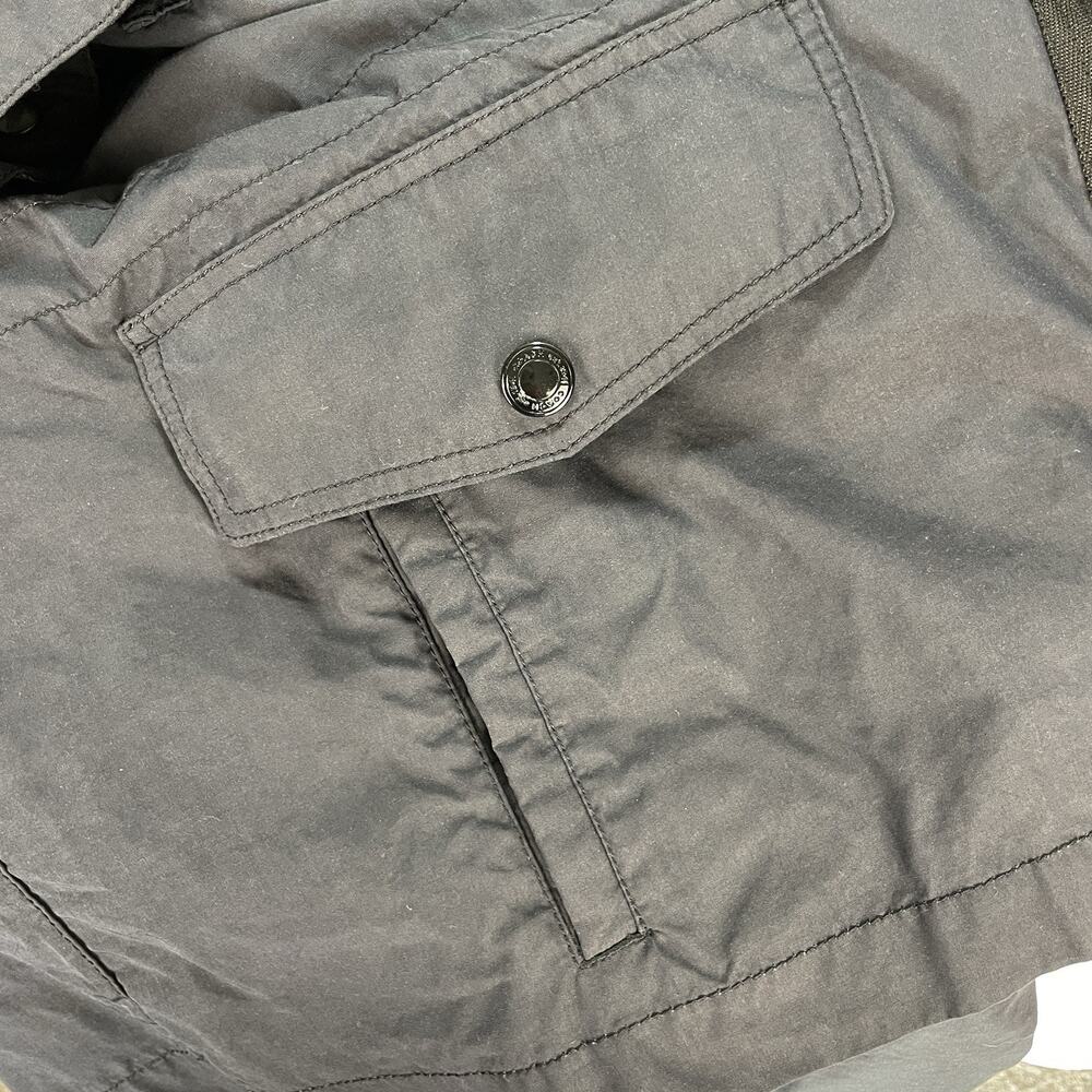 Coach Men's Wyatt Field Jacket Lightweight w/ Hood & Pockets Navy Blue size XL - Picture 10 of 11
